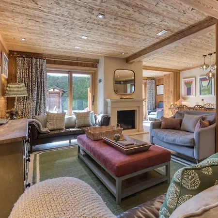 Au Bon Coin - Luxury Hidden Haven, Mont Blanc View, Hot Tub And Garden 公寓 霞慕尼